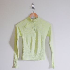 Free People Leopard Layering Top Long Sleeve